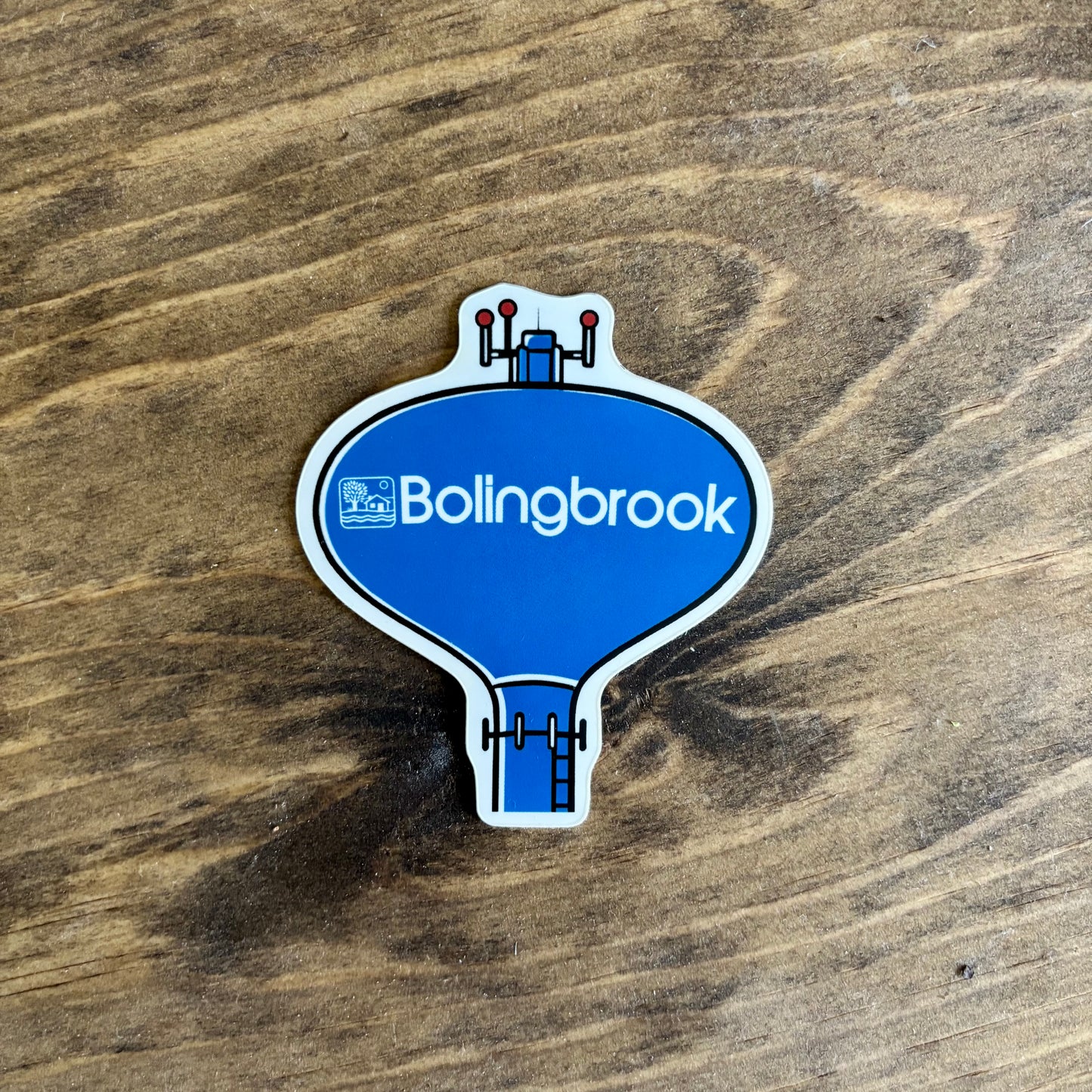 Bolingbrook Water Tower Sticker