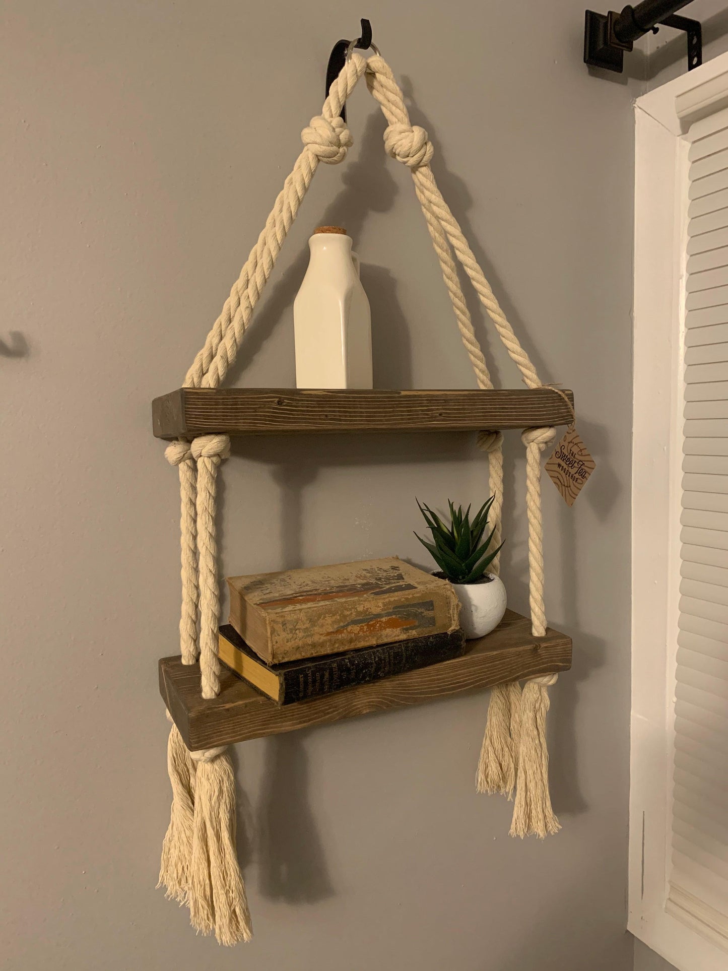 Rope Shelf - Sweet Tea Craftworks