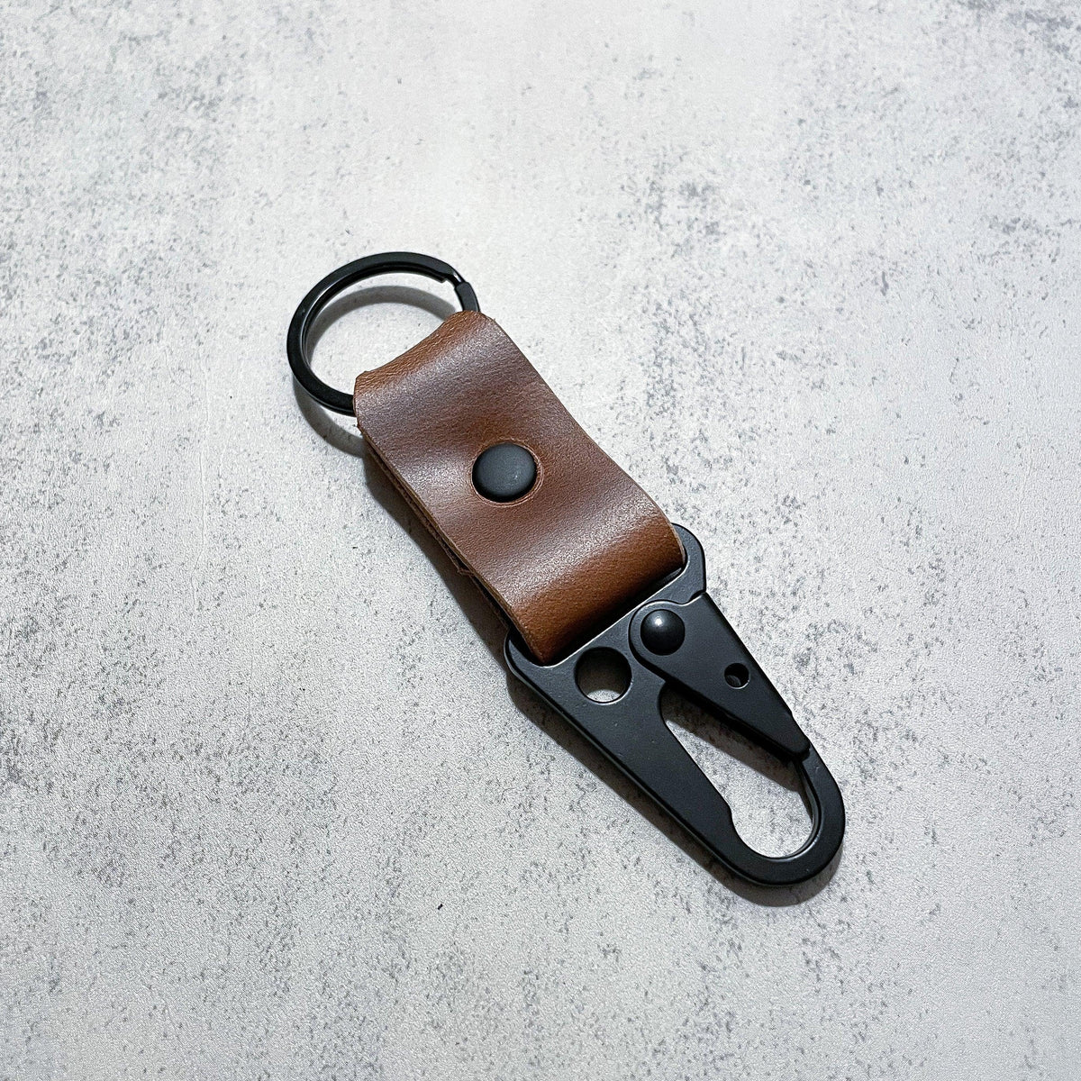 Leather Clip Keychain - Sweet Tea Craftworks