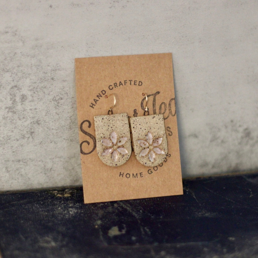Pottery Dangle Earrings