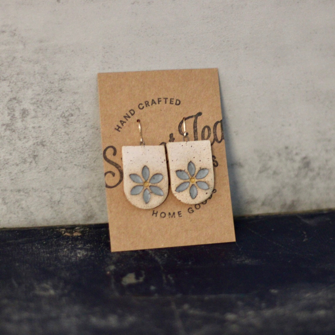 Pottery Dangle Earrings