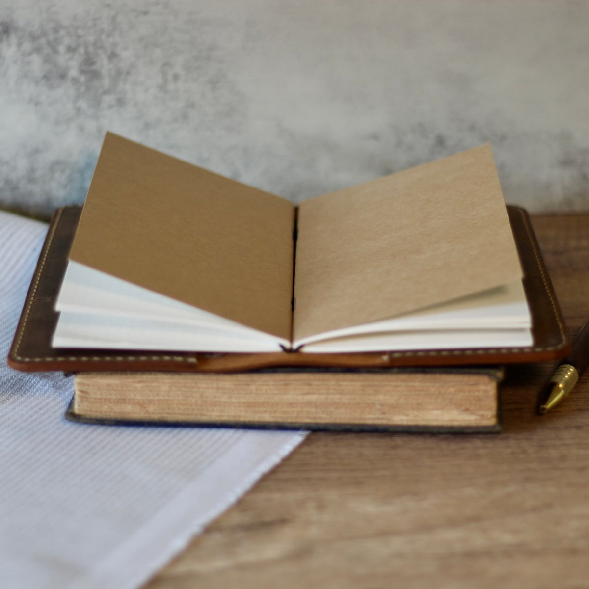 Refillable Leather Notebook
