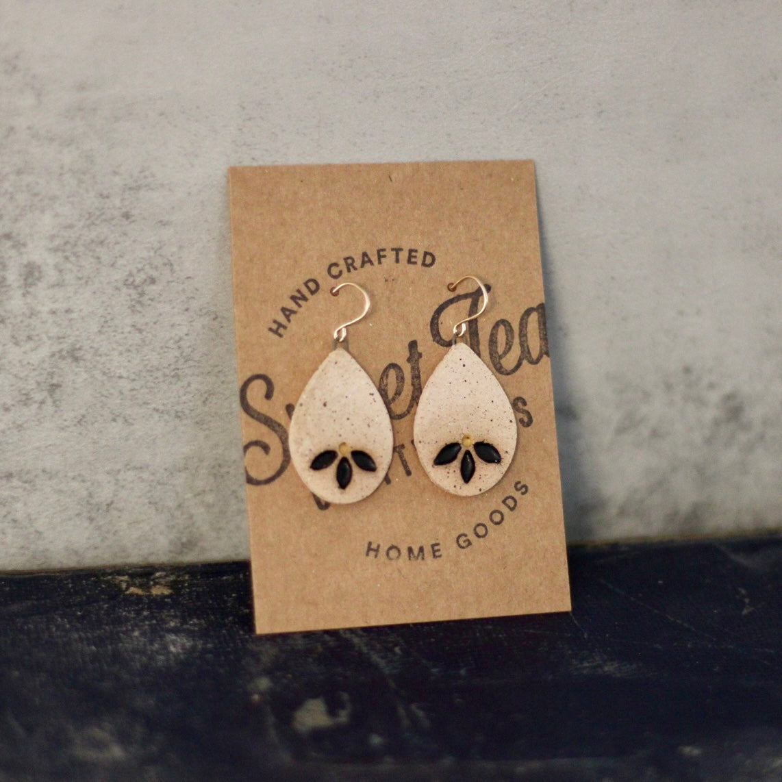 Pottery Dangle Earrings