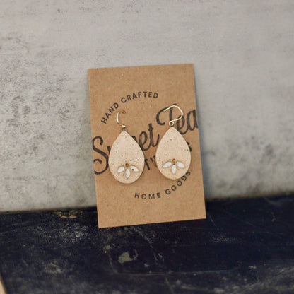 Pottery Dangle Earrings