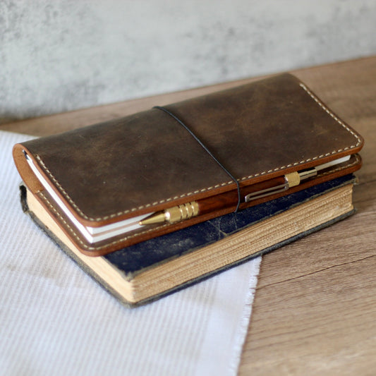 Refillable Leather Notebook