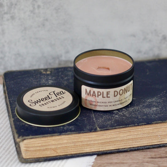 Wooden Wick Candle: Seasonal Scents (4oz)