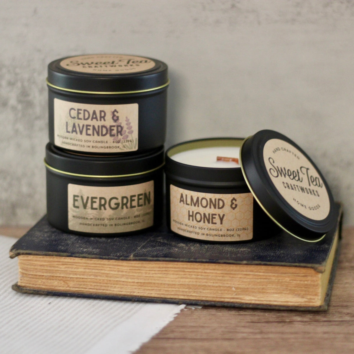 Wooden Wick Candle (8oz)