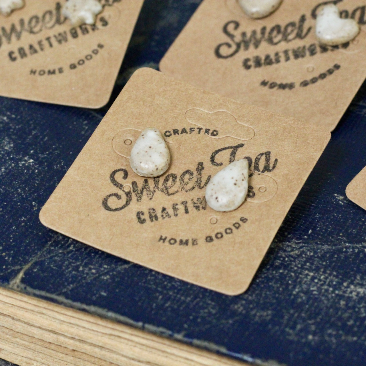 Pottery Stud Earrings