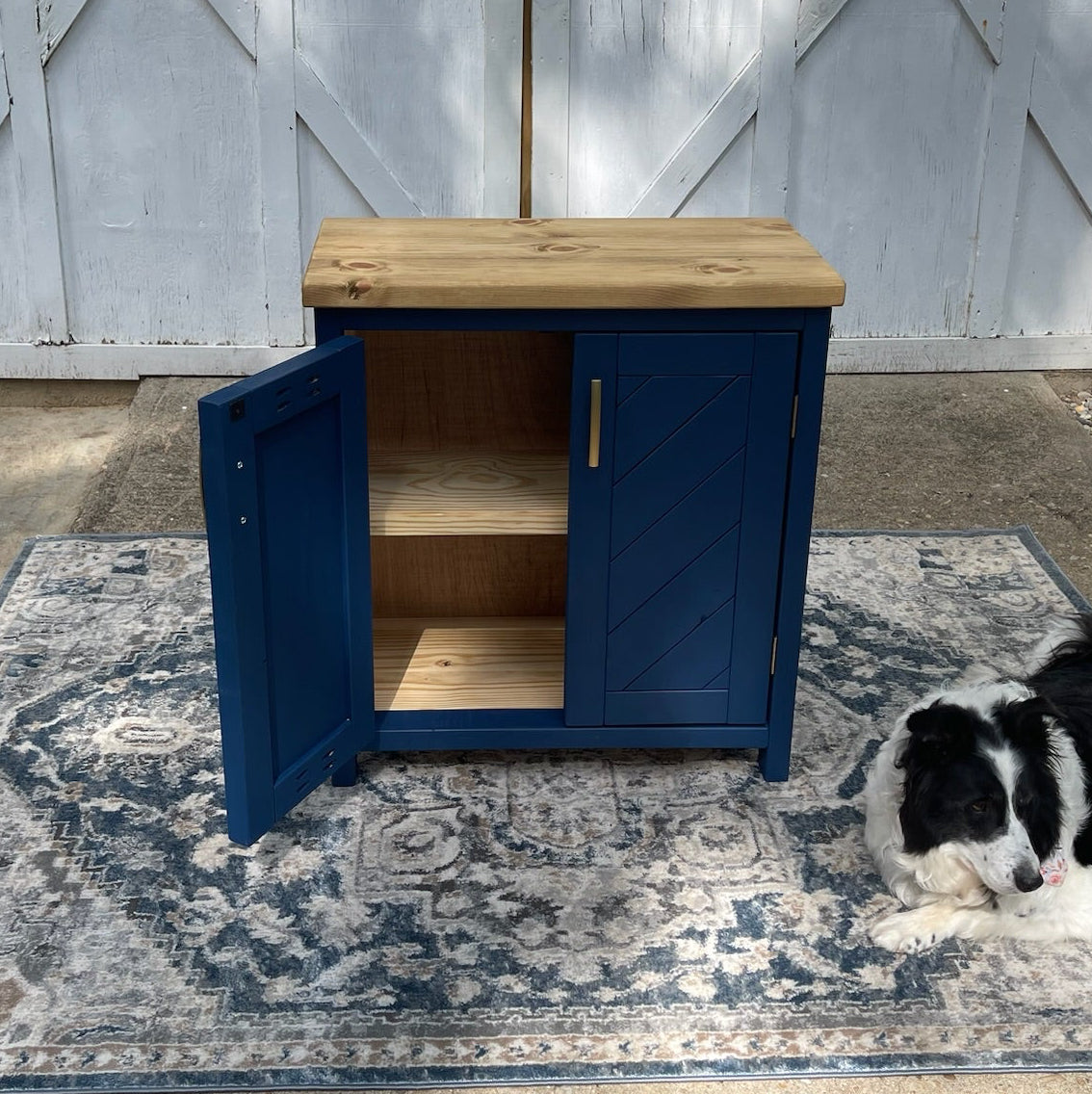 Chevron Storage Cabinet