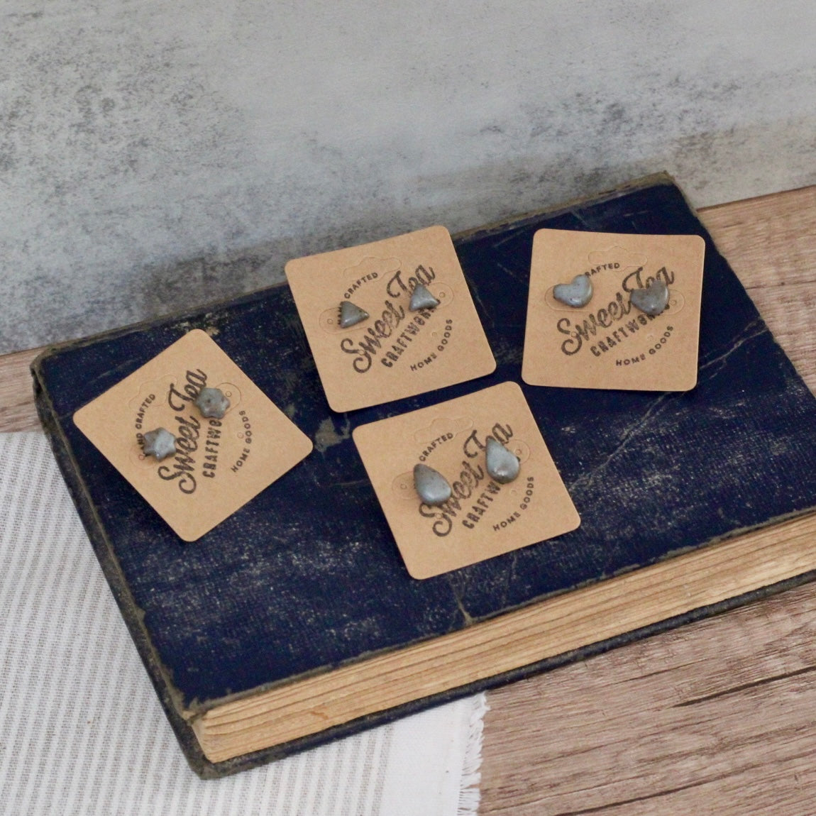 Pottery Stud Earrings