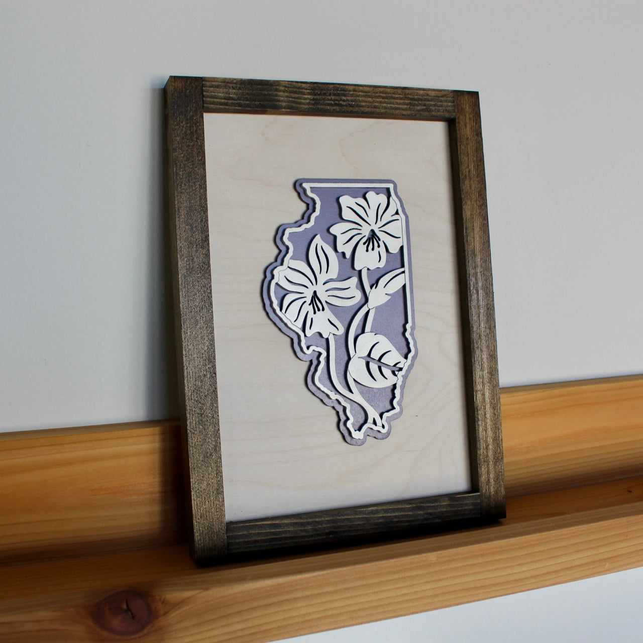 Illinois Violets Wall Art