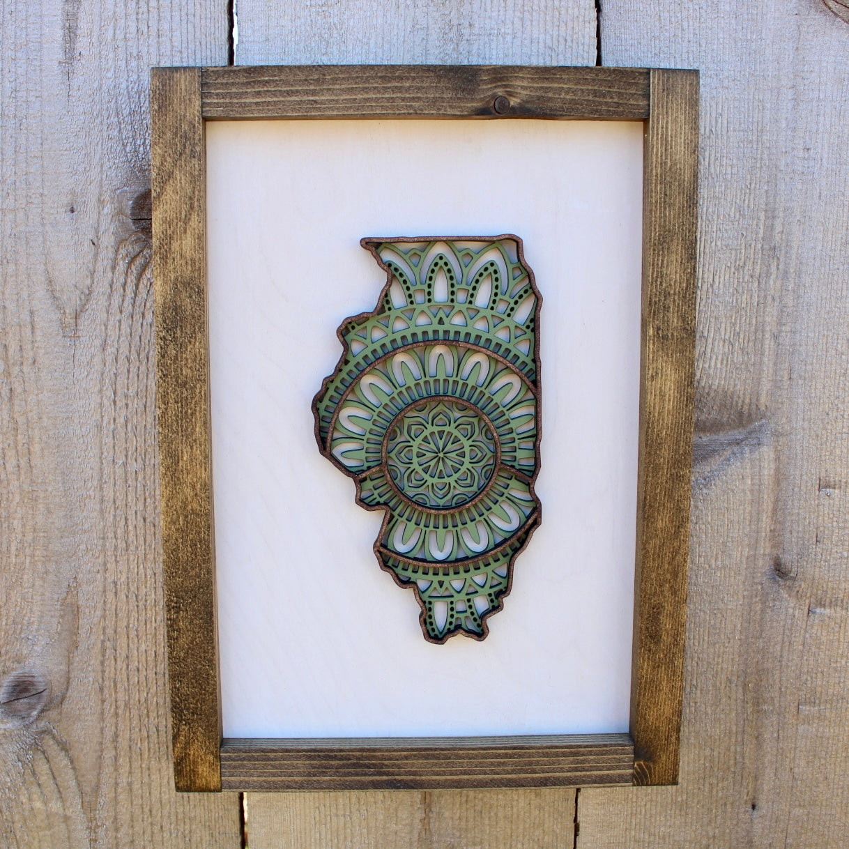 Illinois Mandala Wall Art