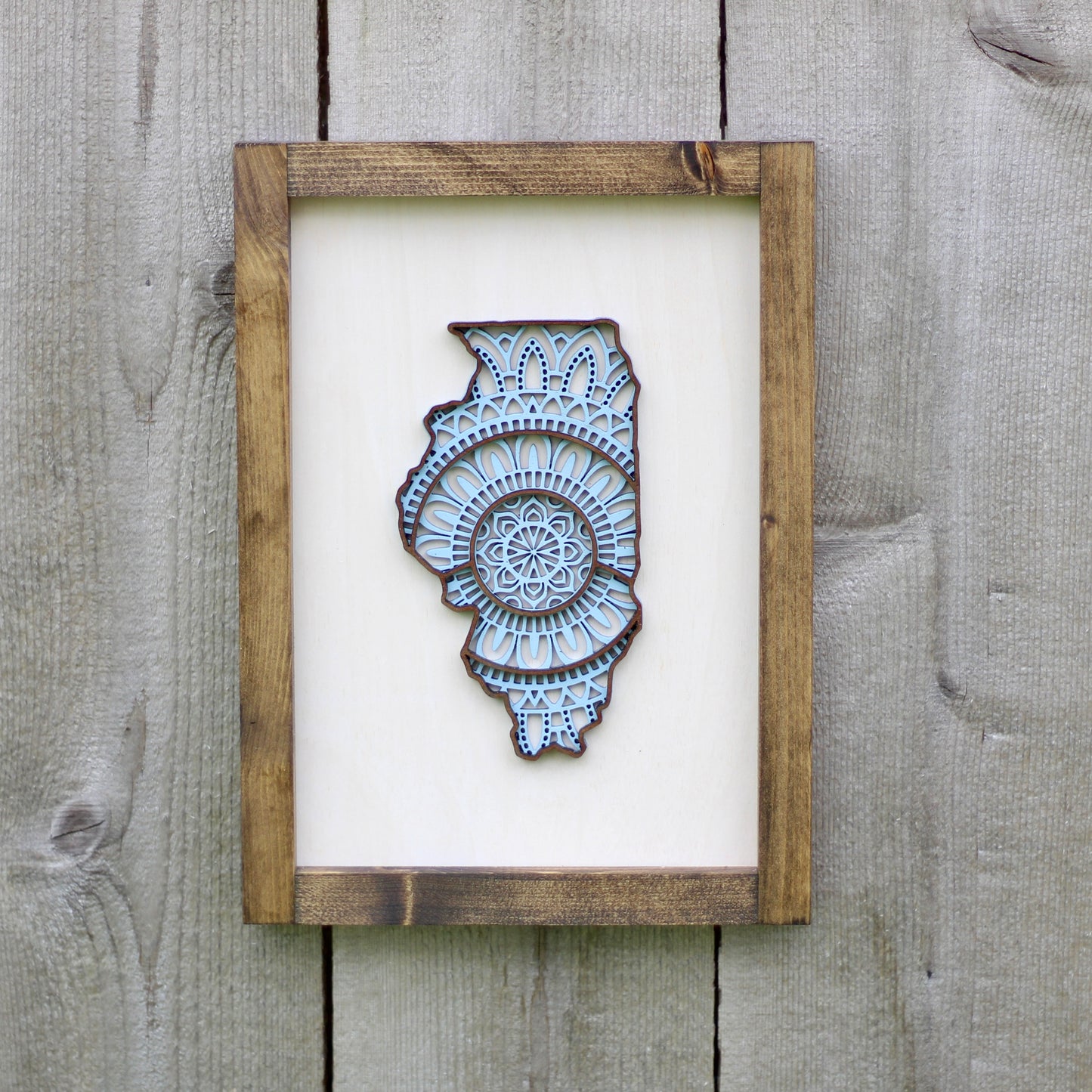 Illinois Mandala Wall Art