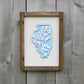 Illinois Violets Wall Art