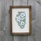 Illinois Violets Wall Art
