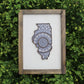 Illinois Mandala Wall Art