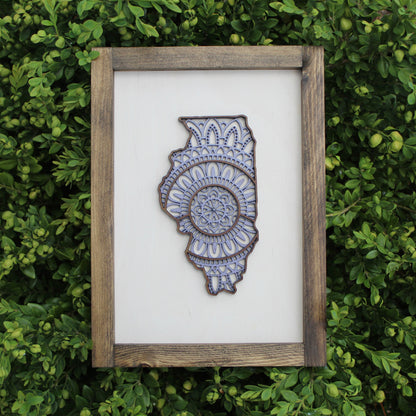 Illinois Mandala Wall Art