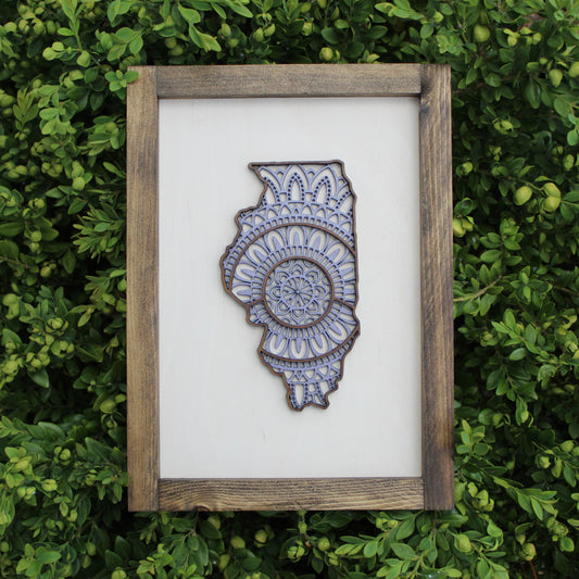 Illinois Mandala Wall Art