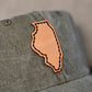 Illinois Leather Patch Hat