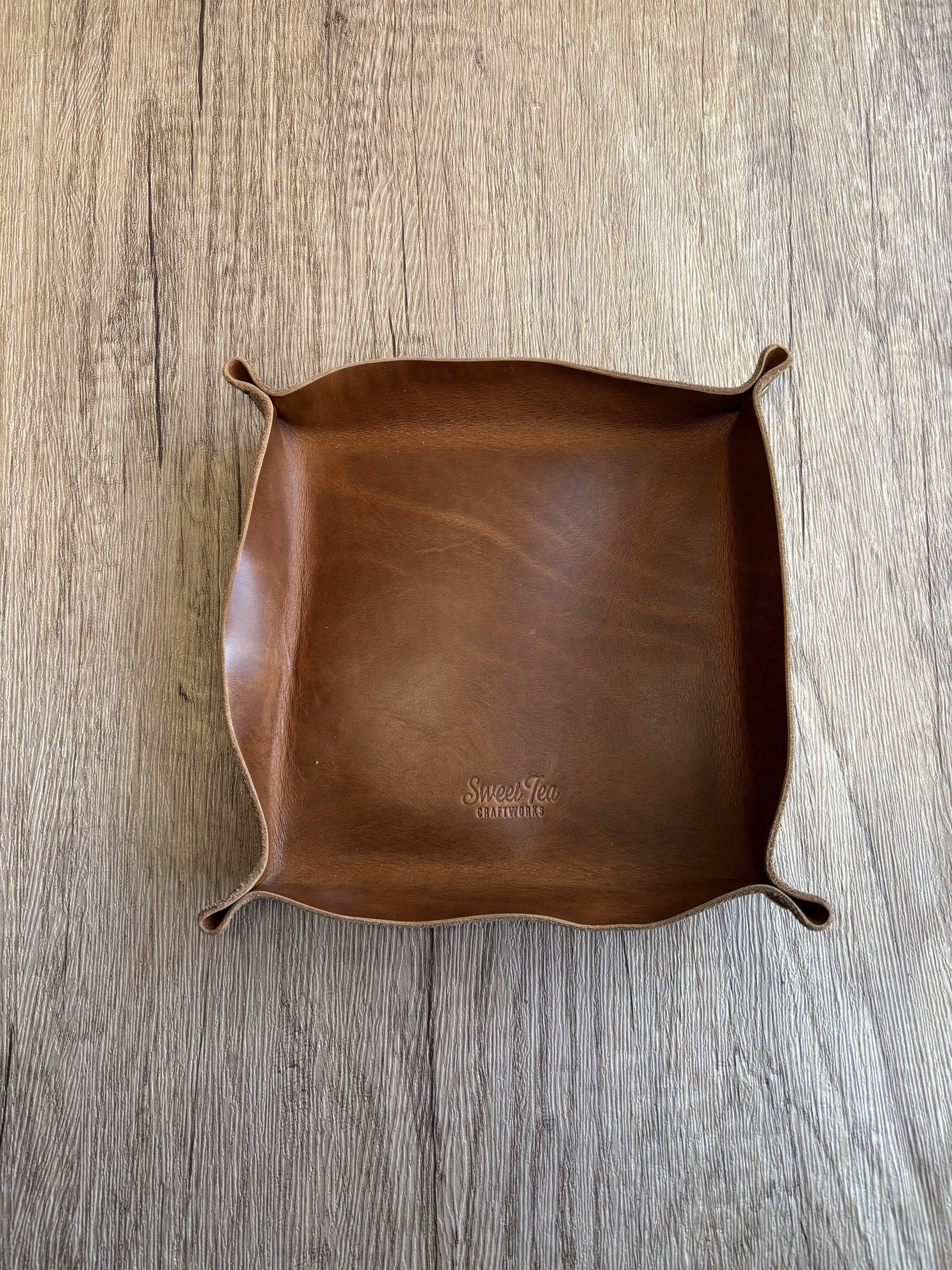 Leather Catch-all - Sweet Tea Craftworks