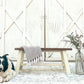 Transitional Wood Bench