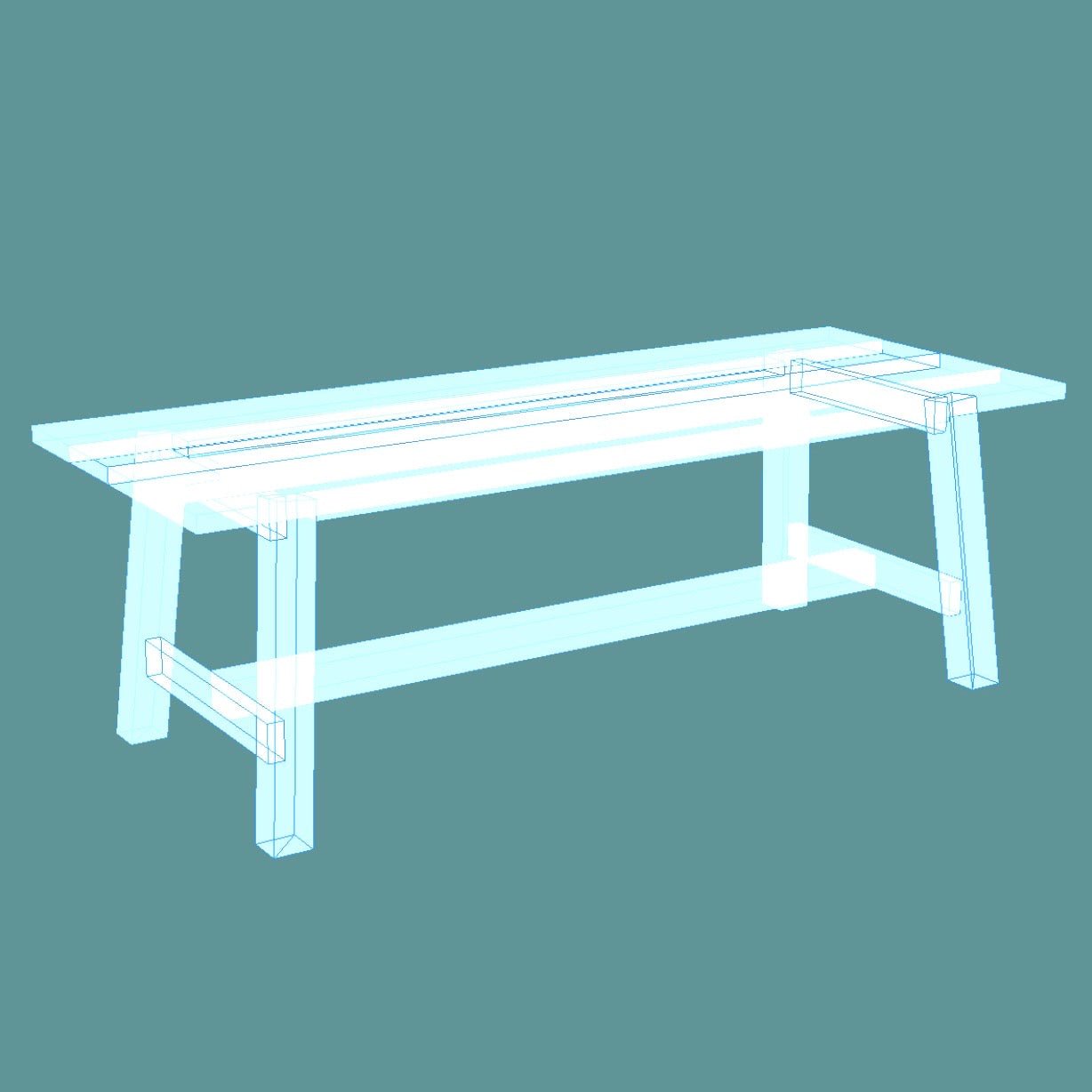 Transitional Dining Table