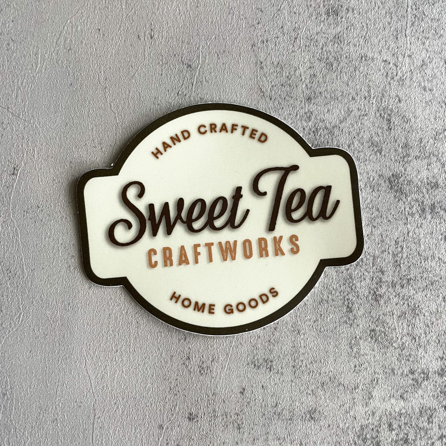 Sweet Tea Craftworks Logo Sticker
