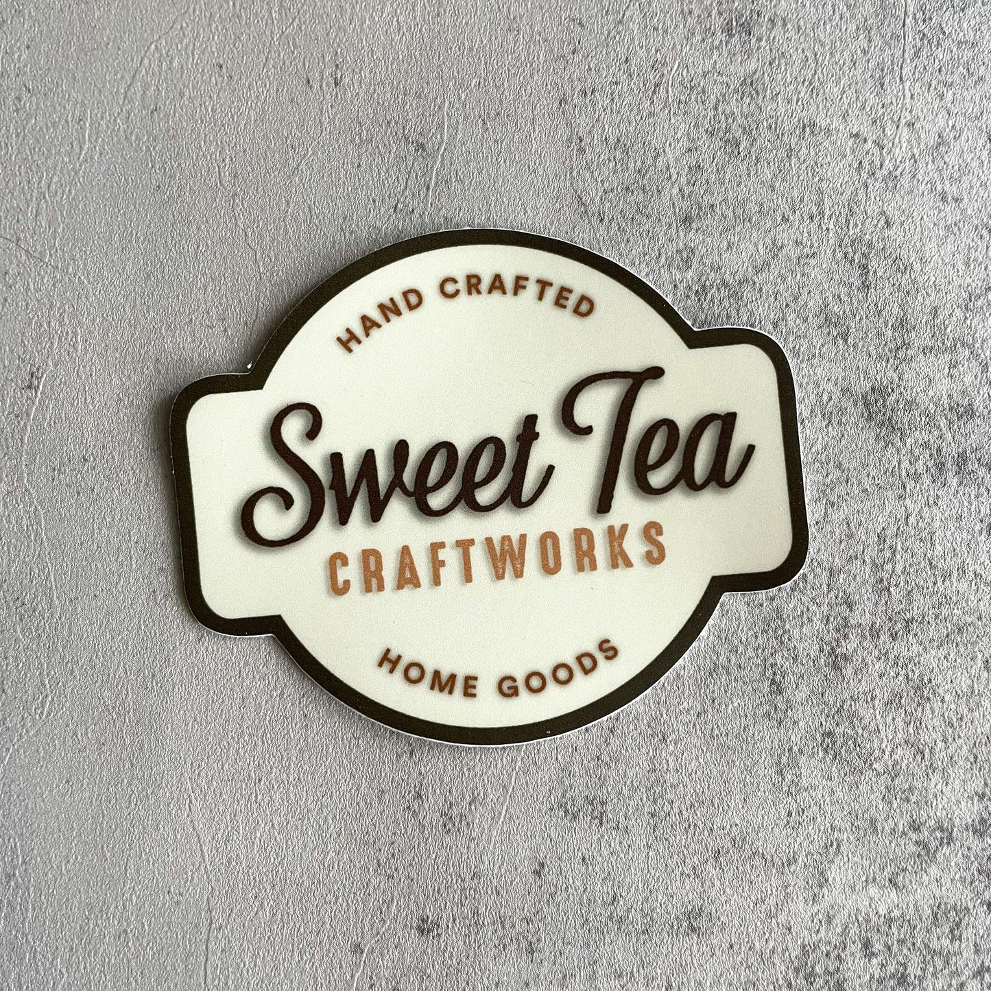 Sweet Tea Craftworks Logo Sticker - Sweet Tea Craftworks
