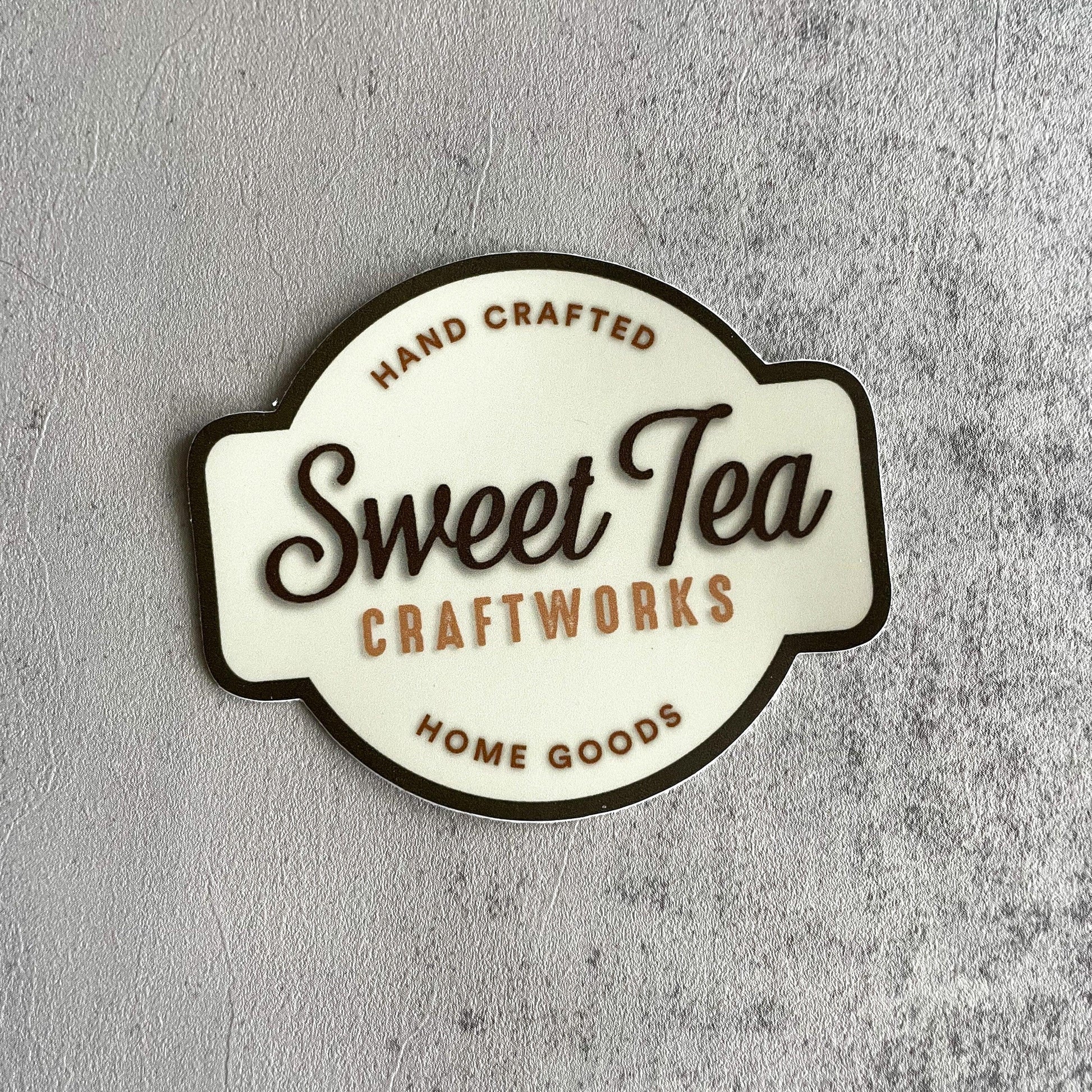 Sweet Tea Craftworks Logo Sticker - Sweet Tea Craftworks