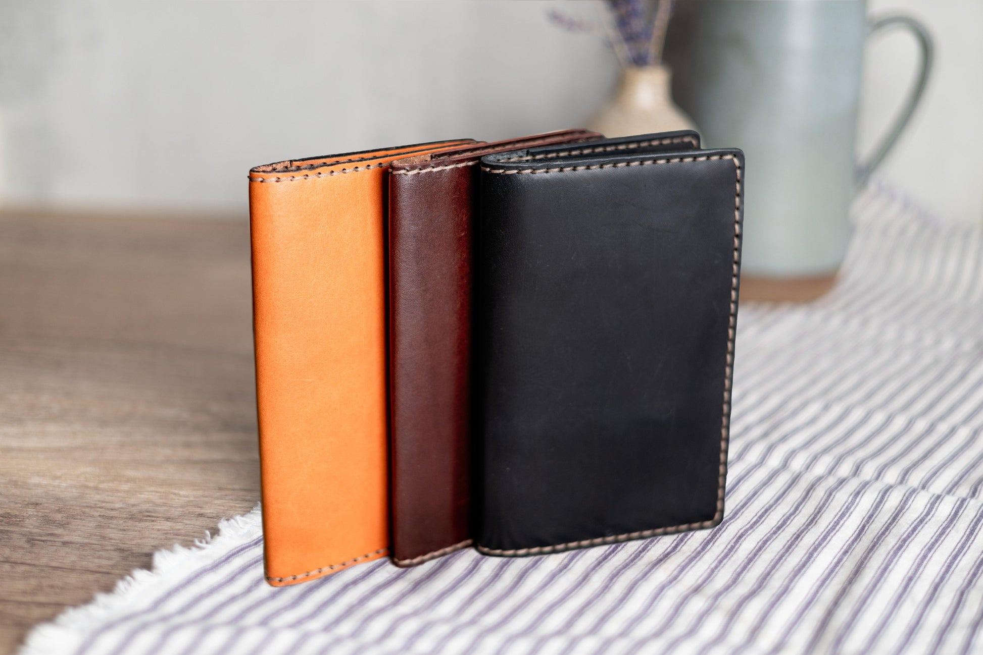 Leather Passport Wallet - Sweet Tea Craftworks