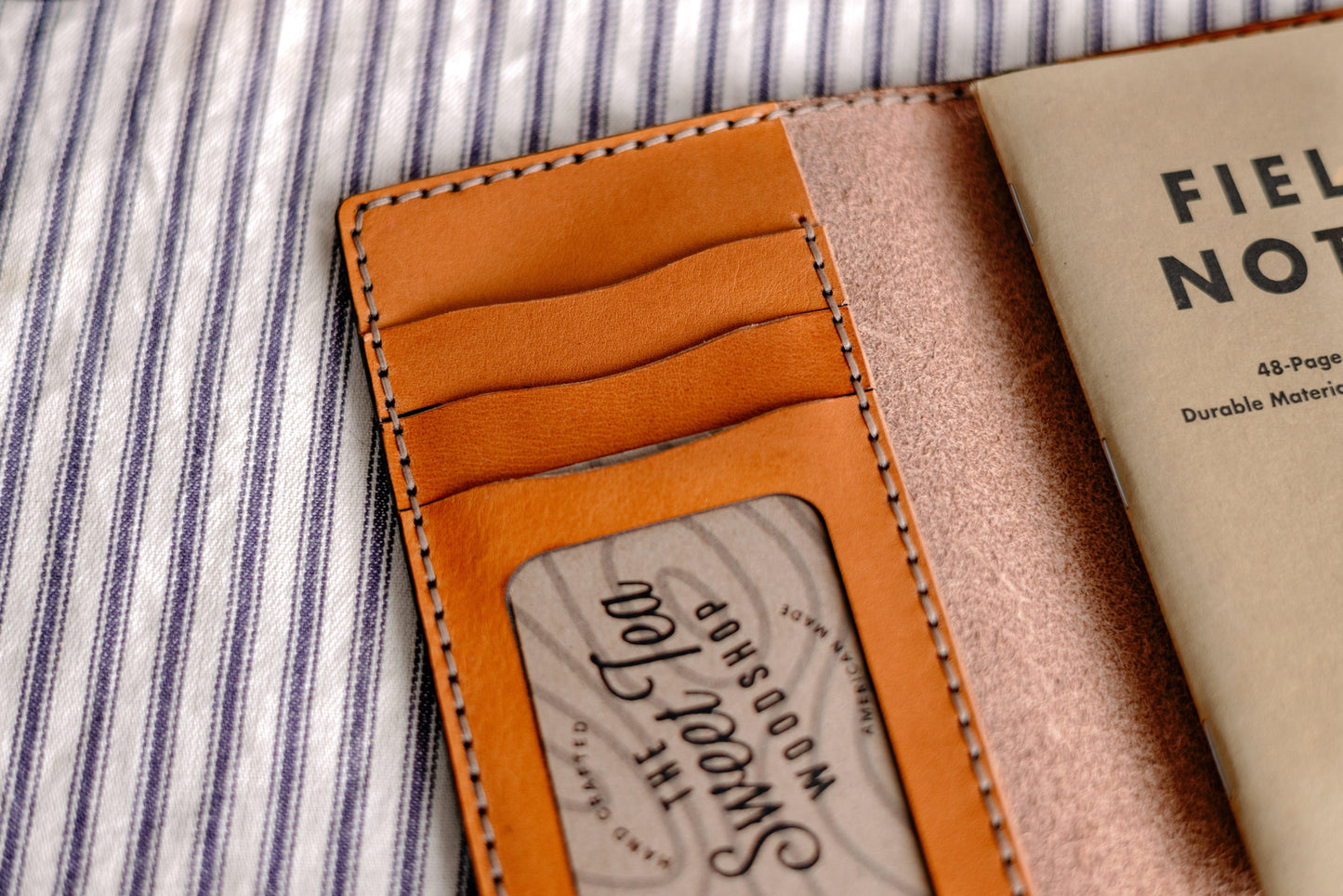 Leather Passport Wallet - Sweet Tea Craftworks