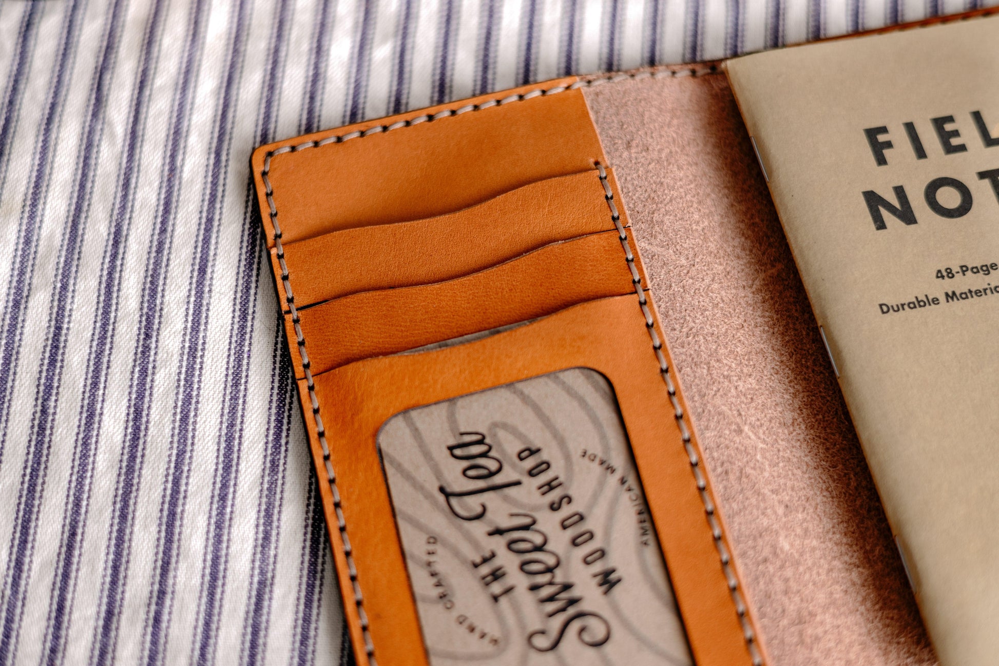 Leather Passport Wallet - Sweet Tea Craftworks