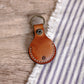 Leather AirTag Keychain - Sweet Tea Craftworks