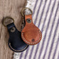 Leather AirTag Keychain - Sweet Tea Craftworks