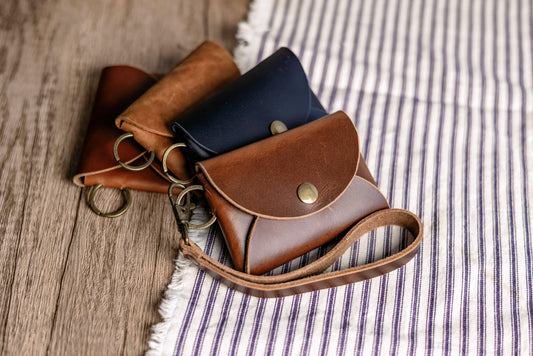 Leather Envelope Card Holder - Sweet Tea Craftworks