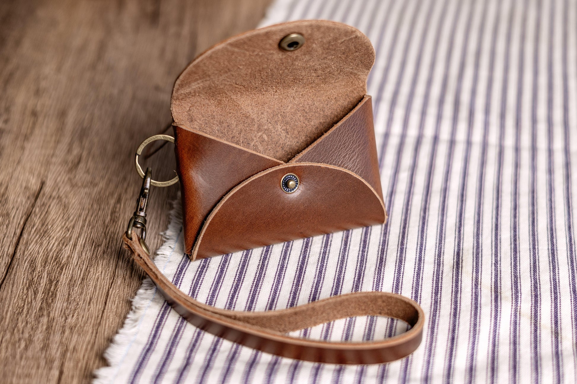 Leather Envelope Card Holder - Sweet Tea Craftworks