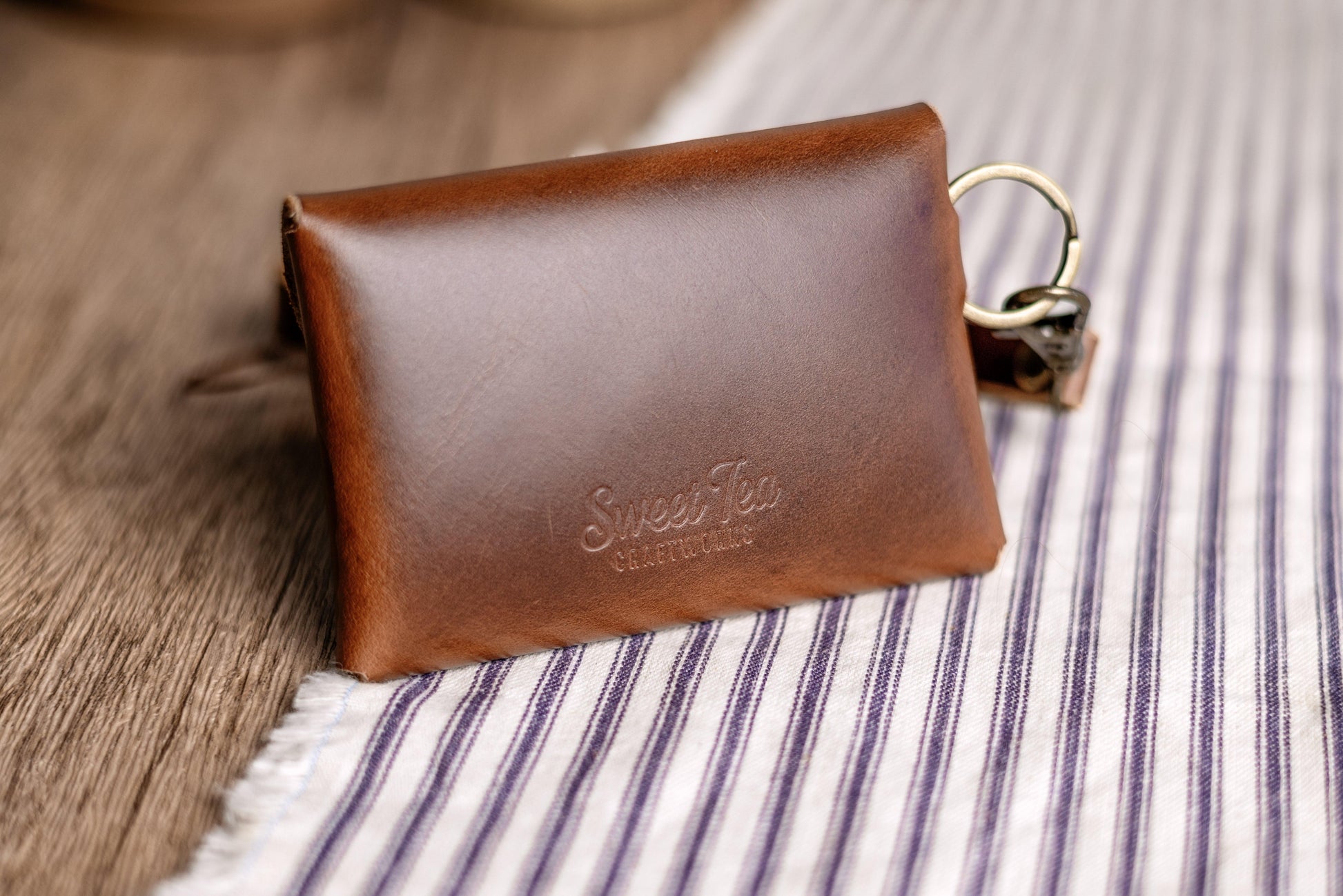 Leather Envelope Card Holder - Sweet Tea Craftworks