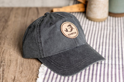 NAWFUK Leather Patch Hat - Sweet Tea Craftworks