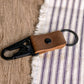 Leather Clip Keychain - Sweet Tea Craftworks