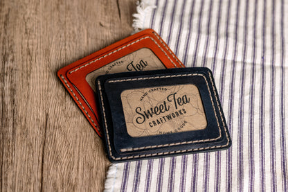 Minimalist Wallet (Leather) - Sweet Tea Craftworks