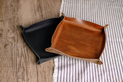 Leather Catch-All Tray