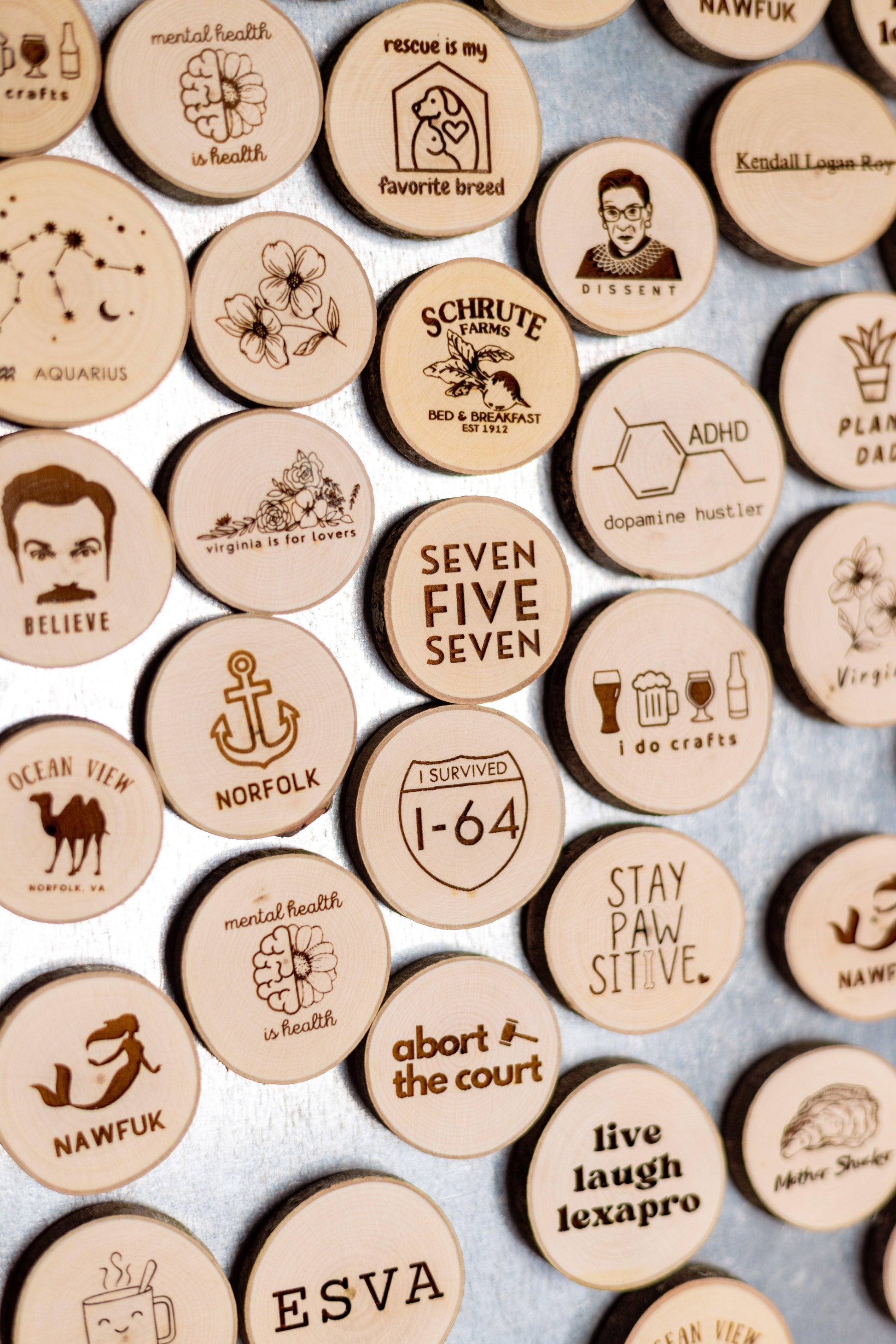 Woodslice Magnet - Sweet Tea Craftworks
