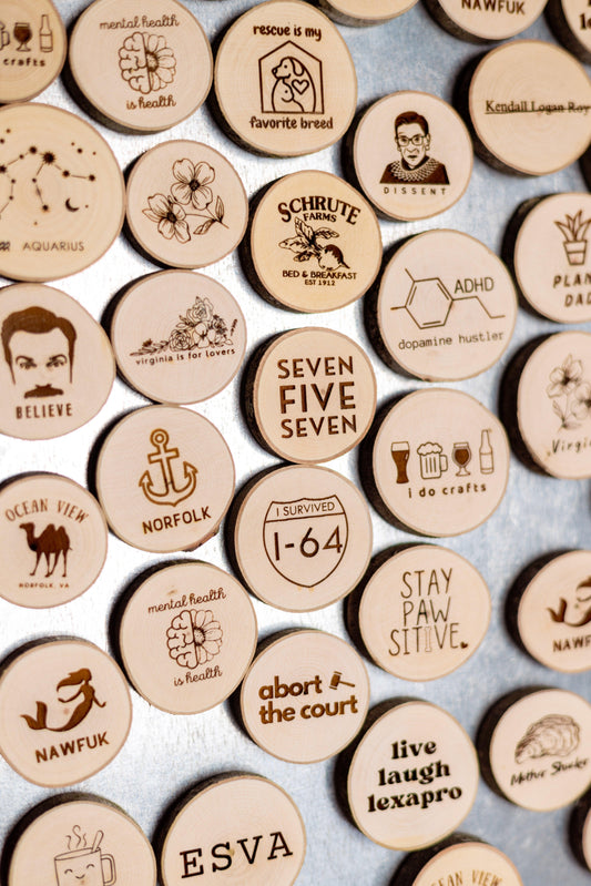 Woodslice Magnet - Sweet Tea Craftworks