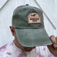 Norfolk Neighborhood Sign Leather Patch Hat