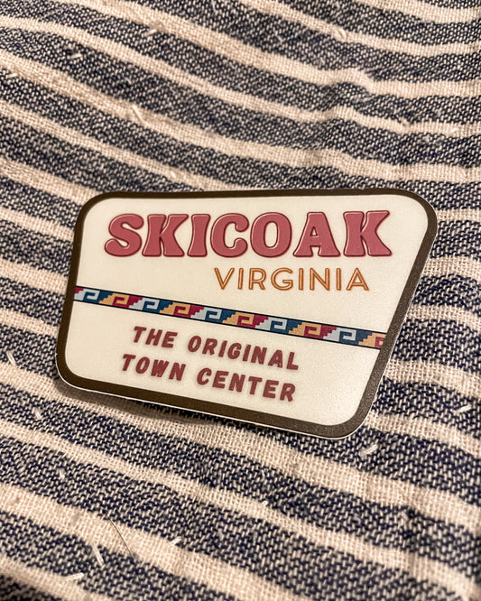 Skicoak: The Original Town Center Sticker