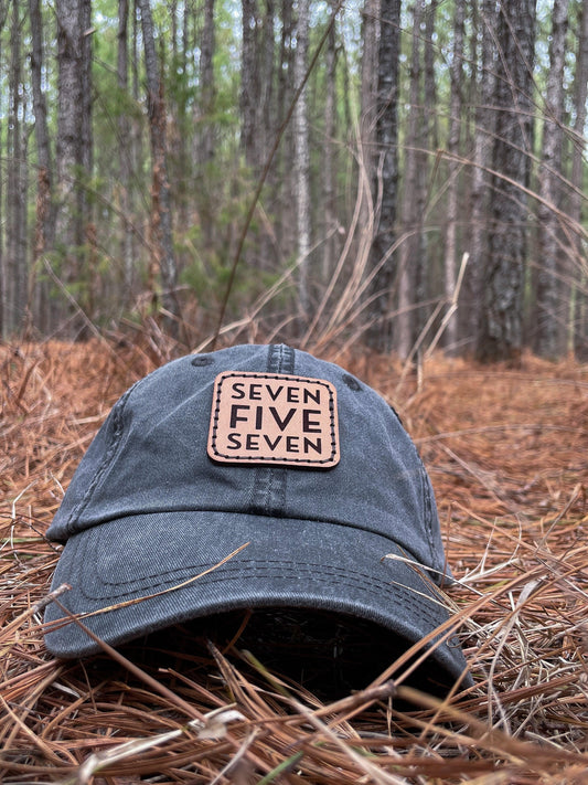 757 Leather Patch Hat - Sweet Tea Craftworks