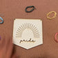 Embroidered Wood Pride Sign