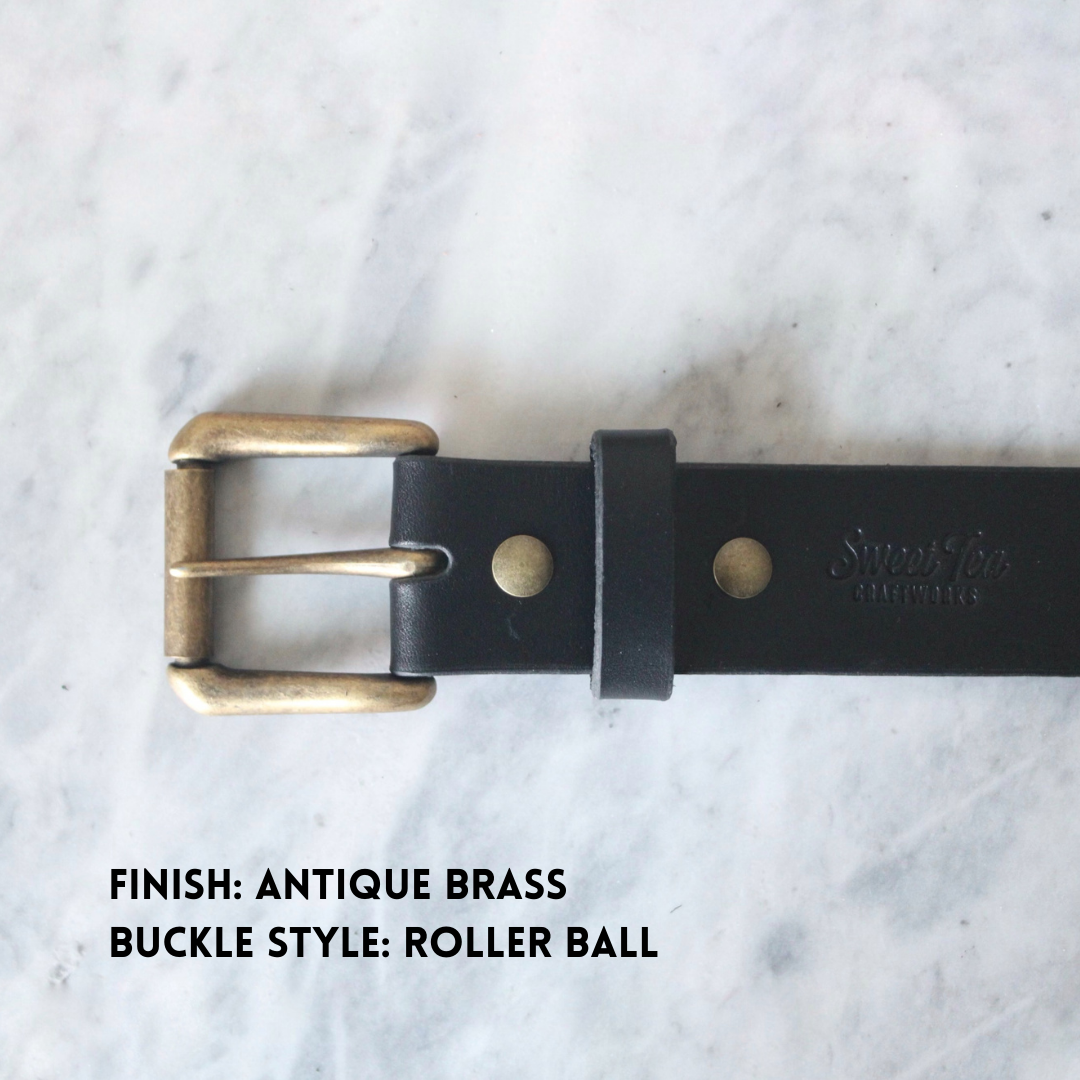 Custom Leather Belt (1.5") - Sweet Tea Craftworks
