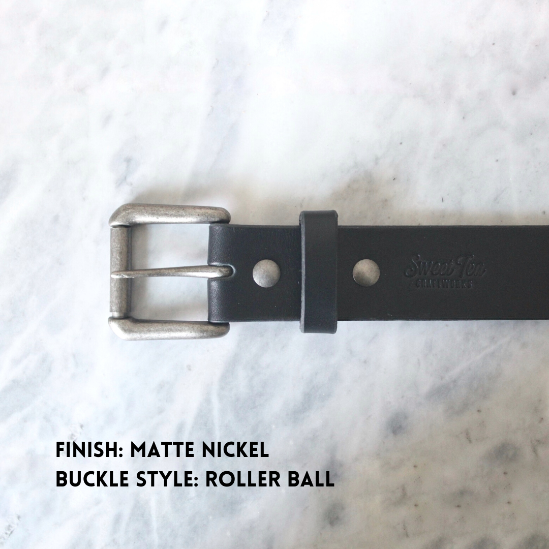 Custom Leather Belt (1.5") - Sweet Tea Craftworks