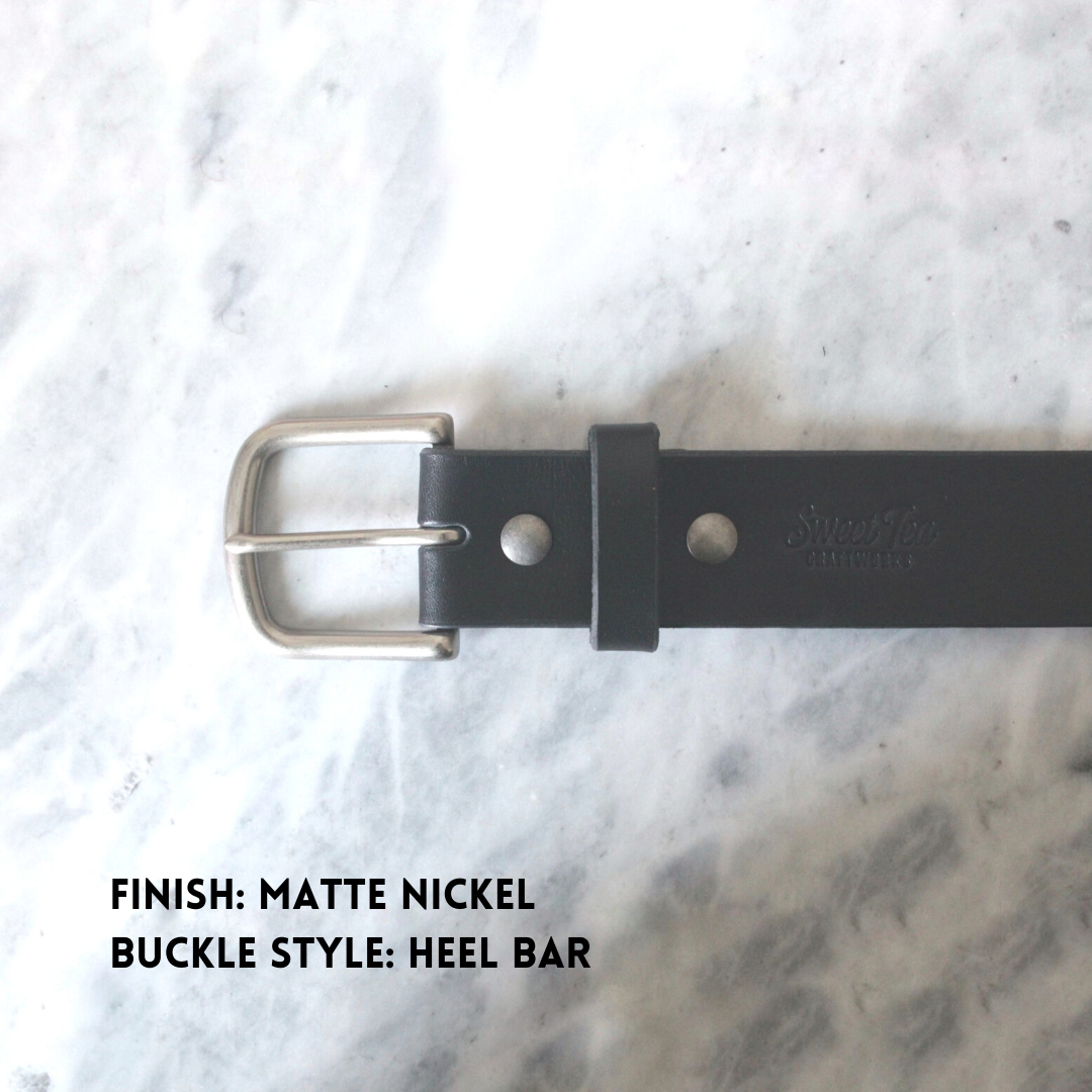 Custom Leather Belt (1.5") - Sweet Tea Craftworks